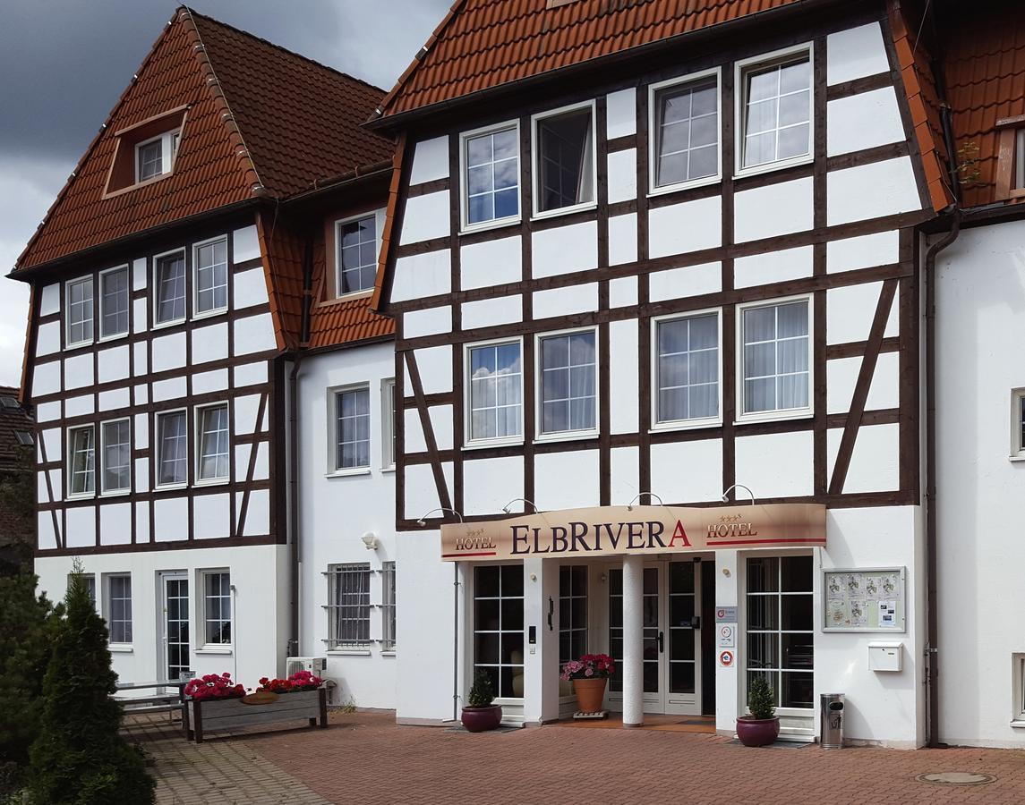 Hotel Elbrivera Alt Prester Magdeburgo Esterno foto